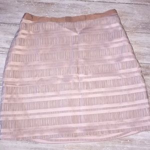Blush pink paper crown skirt